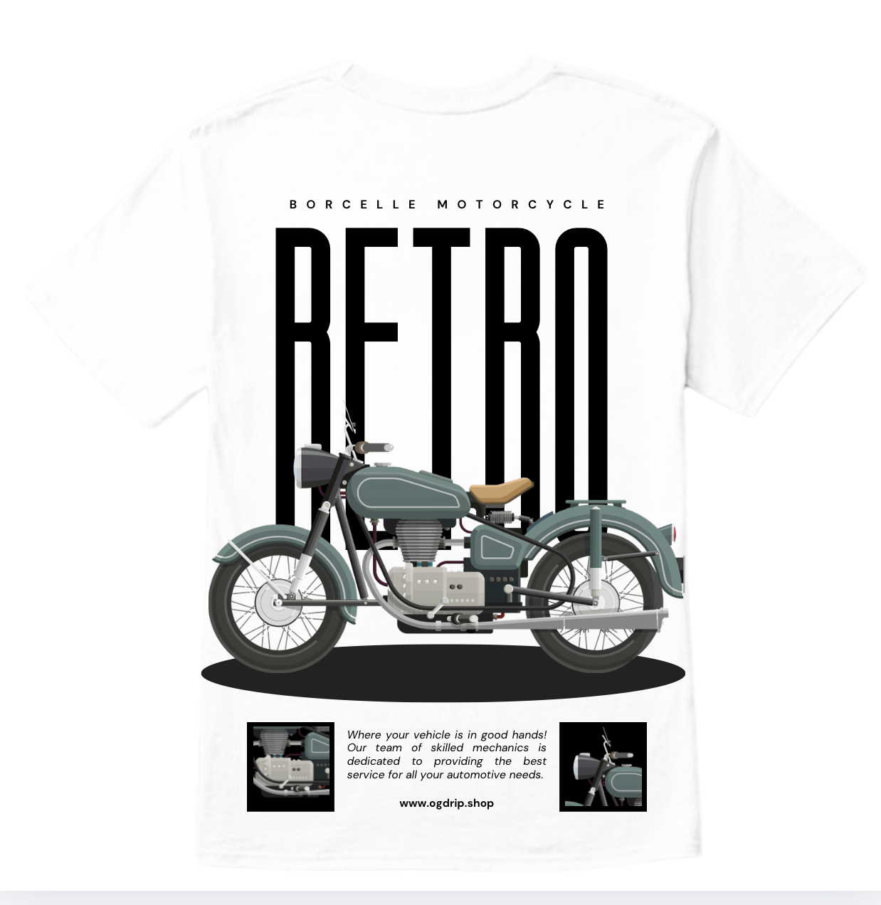 Borcelle Retro Motorcycle
